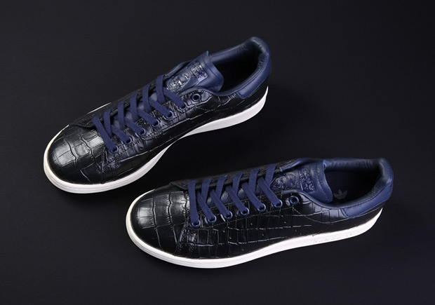 markt mengsel Gebeurt Kicks Lab x adidas Stan Smith Croc-Skin First Look | SneakerNews.com