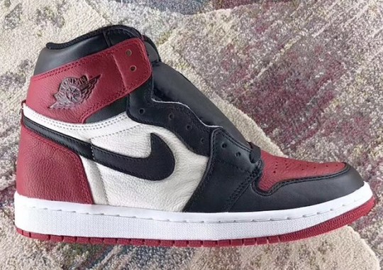 Jordan Brand Combines The “Black Toe” With “Bred” On The Air Jordan 1