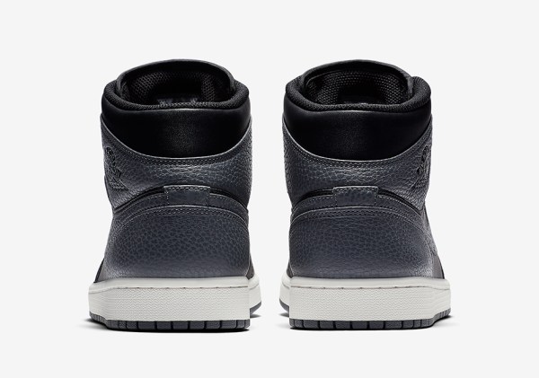 The Air Jordan 1 Mid Appears In Attractive Tumbled Leather 554724-041 ...