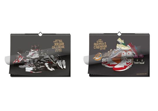 Air Jordan And Air Max 1 Calendars By Schulz Releases Tomorrow