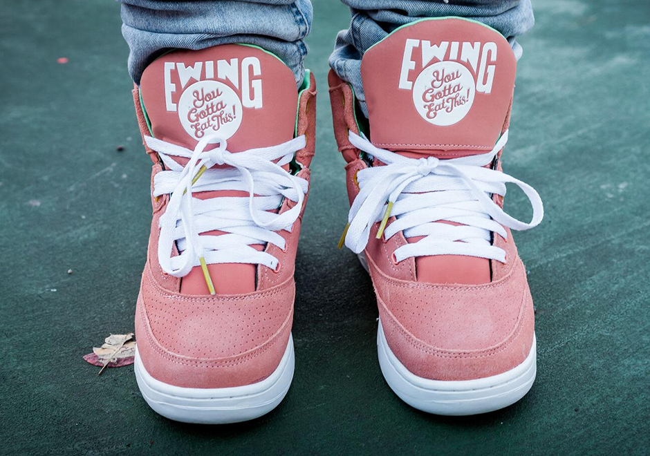pink ewing shoes