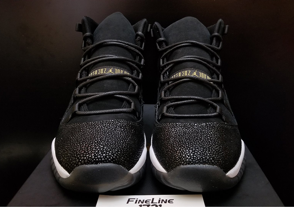 Jordan 11 Heiress Black Gold Release 