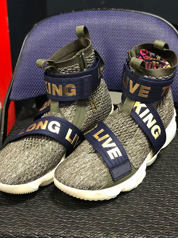 Nike LeBron 15 Strap Long Live The King SneakerNews