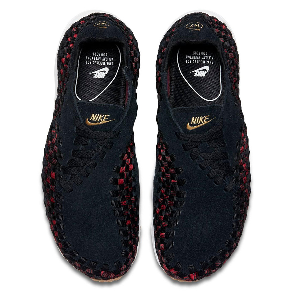 Nike Air Footscape Woven N7 Black Red 3