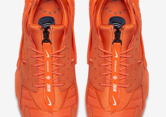 Nike Adds Zippers To This Orange Huarache For Chicago