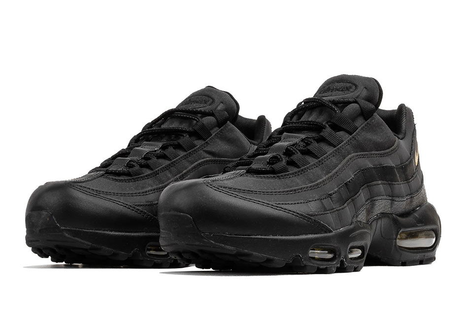 air max 95 black white and gold