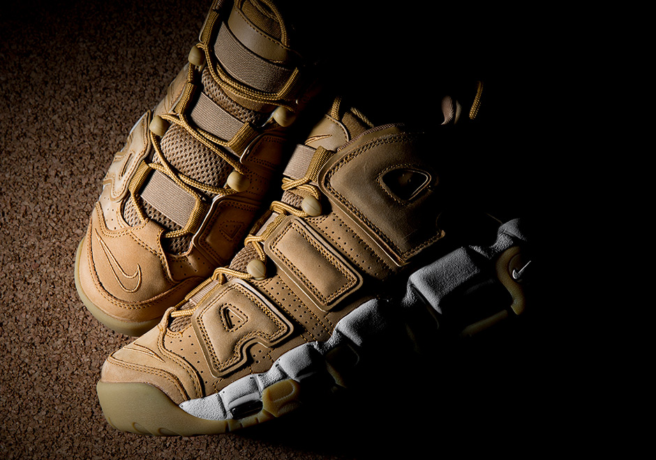 Nike Air More Uptempo Flax Aa4060 200 2