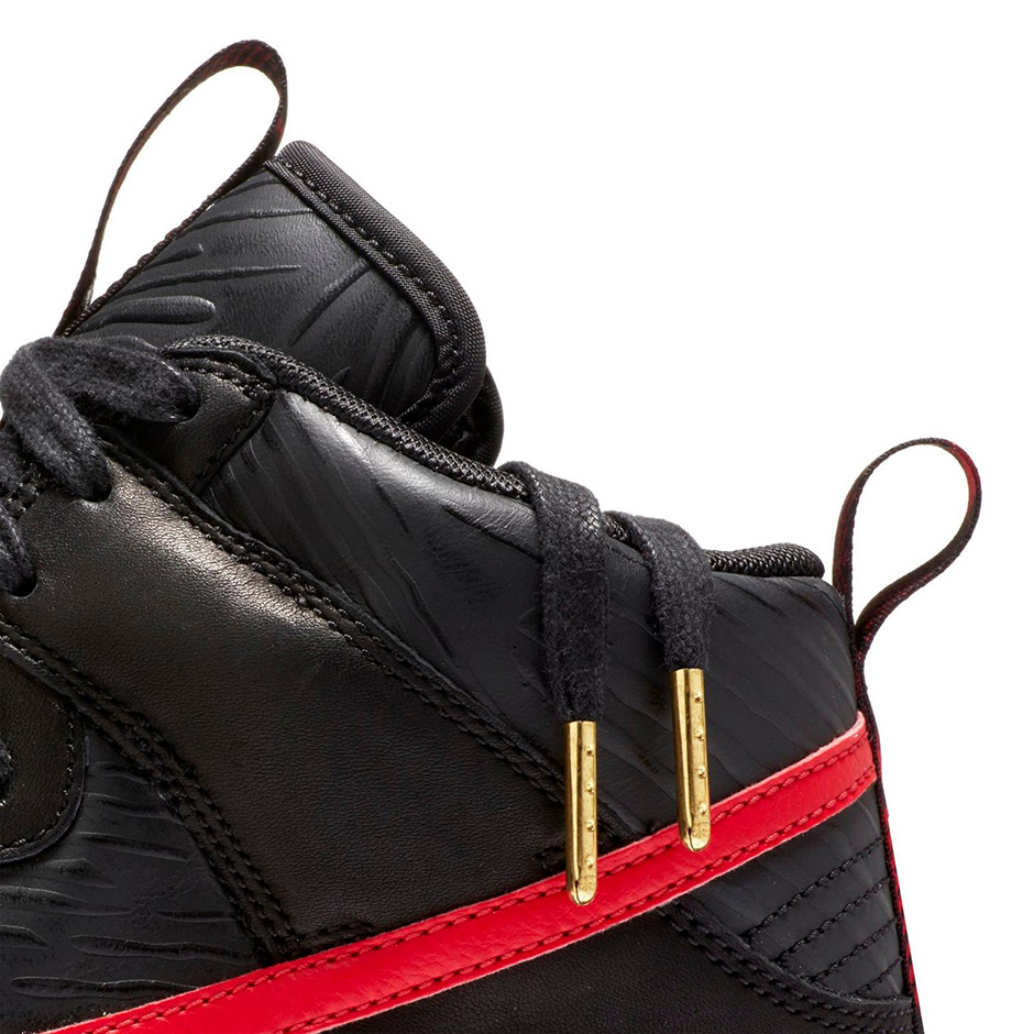 Nike Dunk High N7 Black Red 2