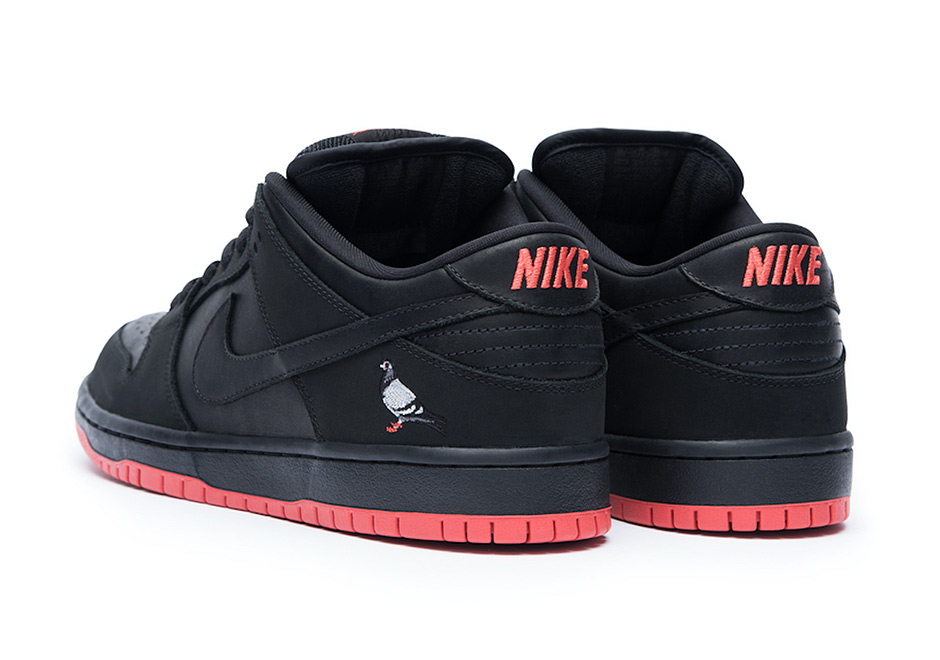 nike sb low black pigeon