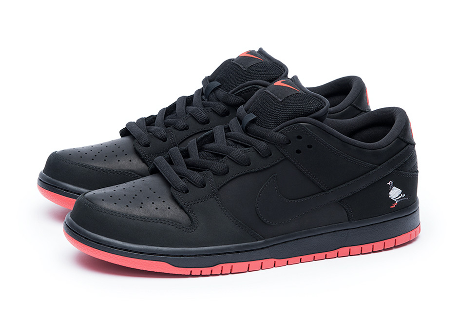 Nike SB Dunk Low Black Pigeon Release 