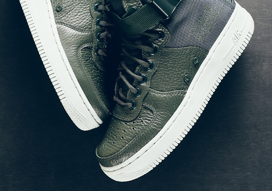 Nike Sf Af1 Mid Outdoor Green Aa3966 300 Wmns 4