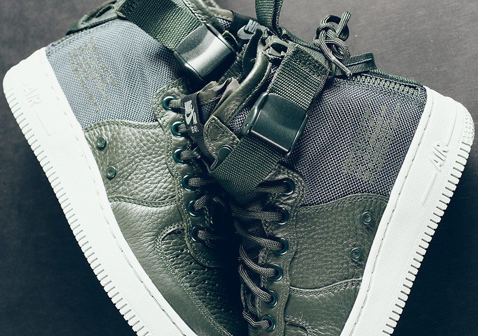 Nike Sf Af1 Mid Outdoor Green Aa3966 300 Wmns 5