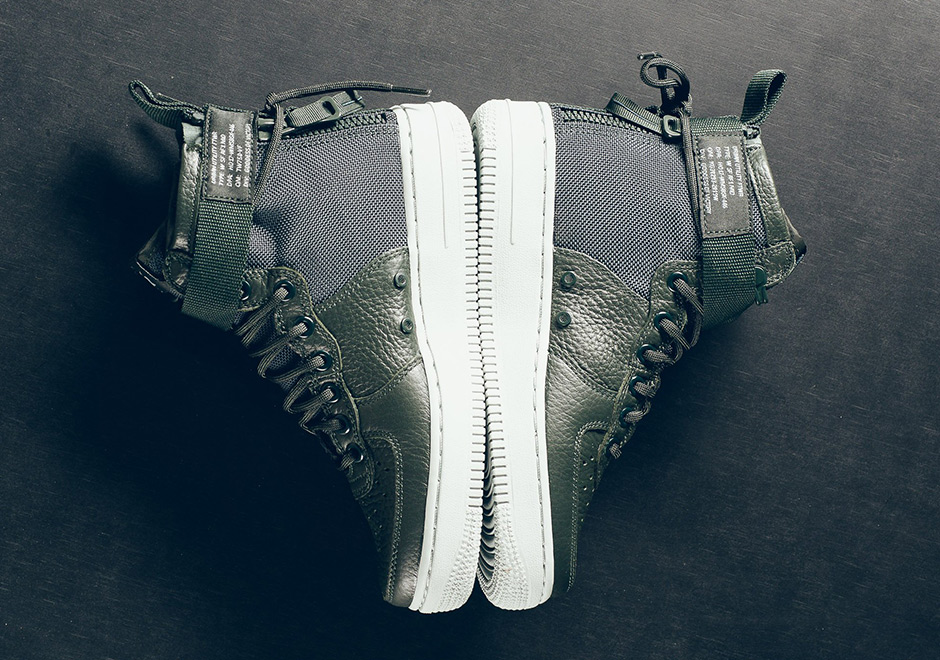 Nike Sf Af1 Mid Outdoor Green Aa3966 300 Wmns 8