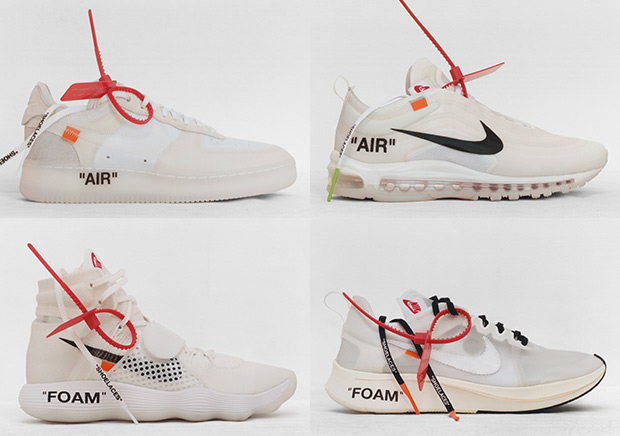 off white nike drop