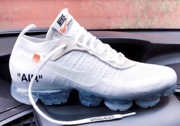 Here’s A Look At The OFF WHITE x Nike Vapormax In White