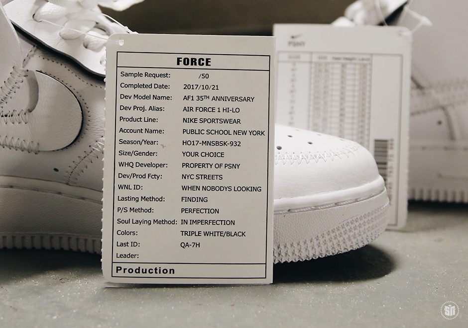 PSNY Public School Nike Air Force 1 High A09292-100 | SneakerNews.com