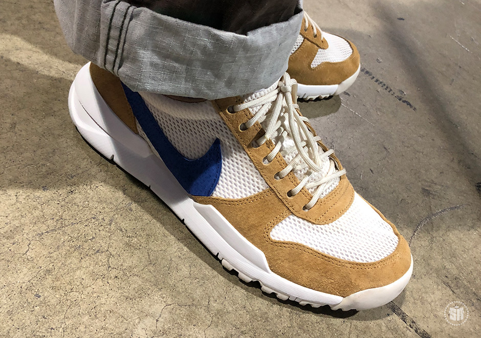 Tom Sach's Nike Mars Yard 2.0 With Navy Swoosh Spotted At Complex Con
