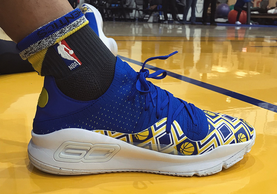 The Golden State Warriors "Dance Cam Mom" Has Her Own Colorway Of Curry 4 Low