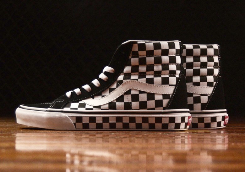 Vans Sk8-Hi Reissue Brings The Signature Checkerboard To The Upper And Soles