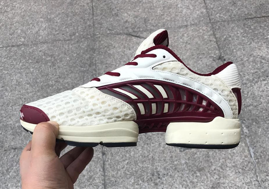 The adidas ClimaCool 2018 Previewed In White And Maroon | SneakerNews.com