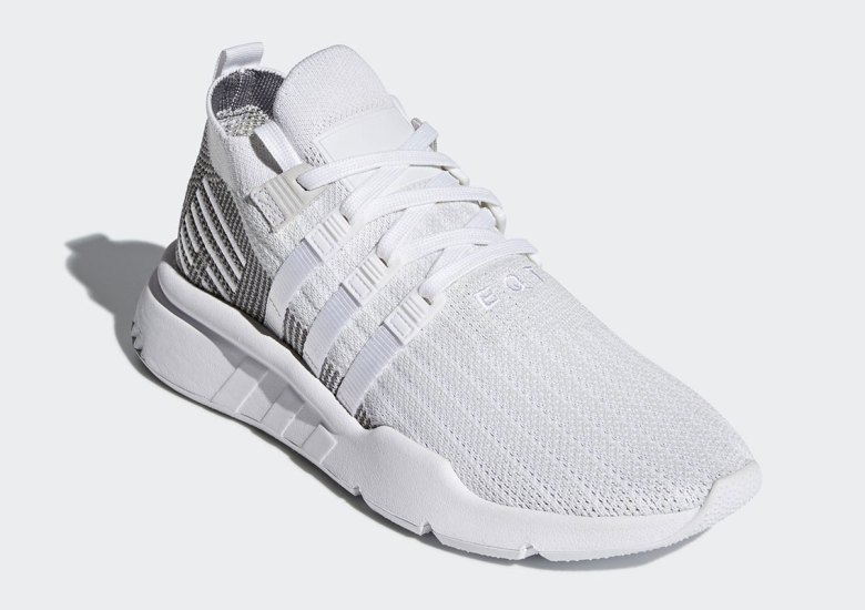 First Look At The Adidas Eqt Support Adv Mid In White And Grey Sneakernews Com