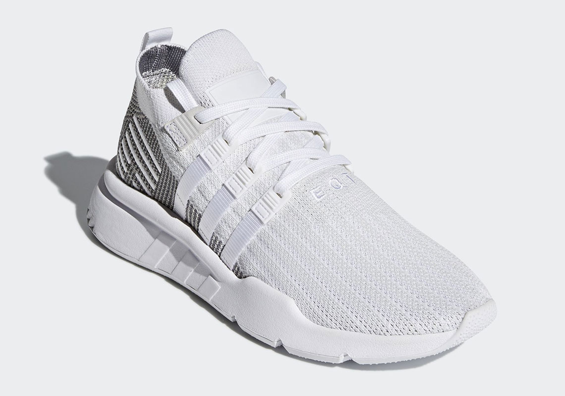First Look At The adidas EQT Support ADV Mid In White And Grey SneakerNews.com