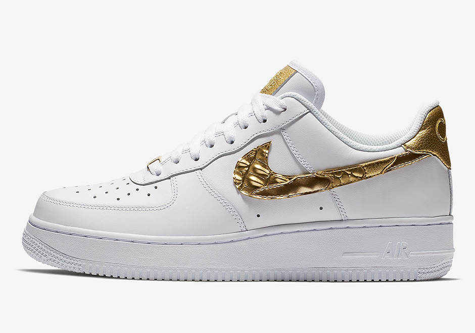 Nike Air Force 1 Low CR7 "Golden Patchwork" AQ0666-100 Release Info |