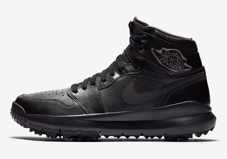 Air Jordan 1 Golf Premium Black Leather Release Date + Photos