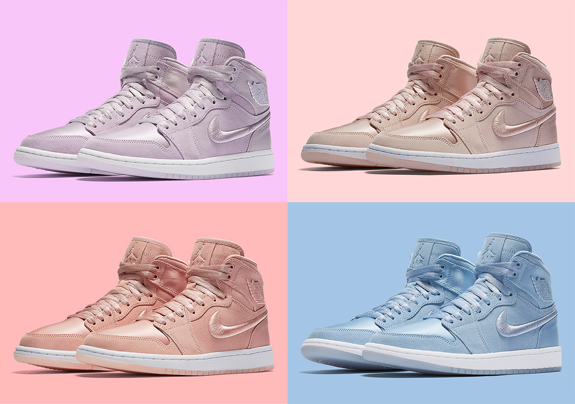 Jordan Brand Is Releasing A Full Range Of Pastel-Colored Air Jordan 1s For Women