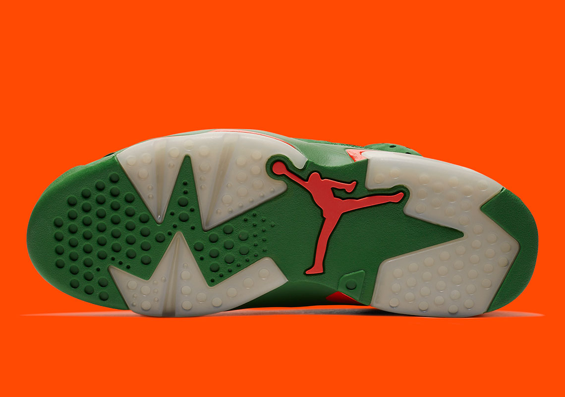Jordan 6 VI Gatorade Green Suede AJ5986-335 Release Info | SneakerNews.com