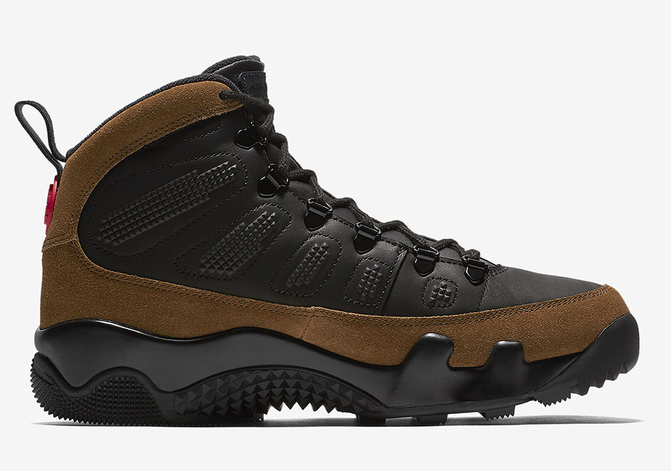 Air Jordan 9 NRG Boot Olive and Black/Gum Release Date + Photos ...