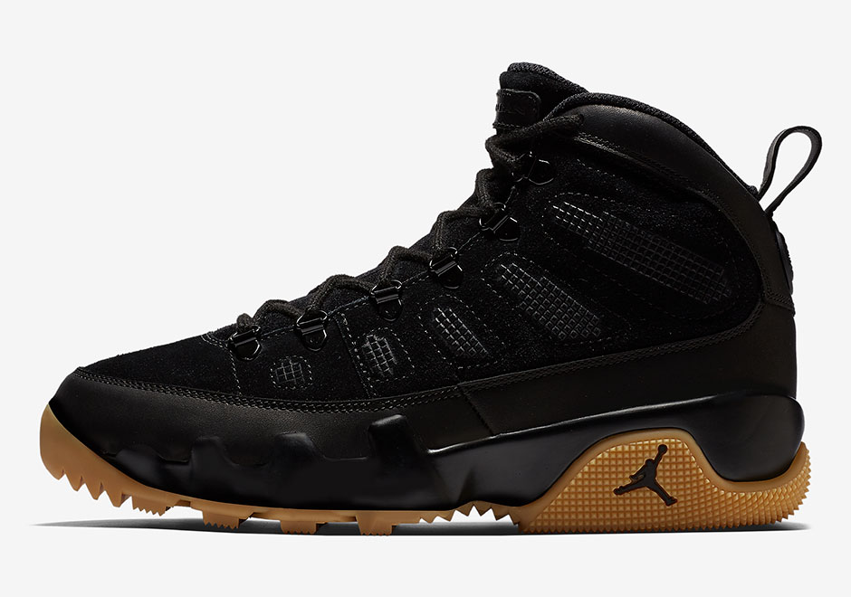 jordan 9 boots black gum