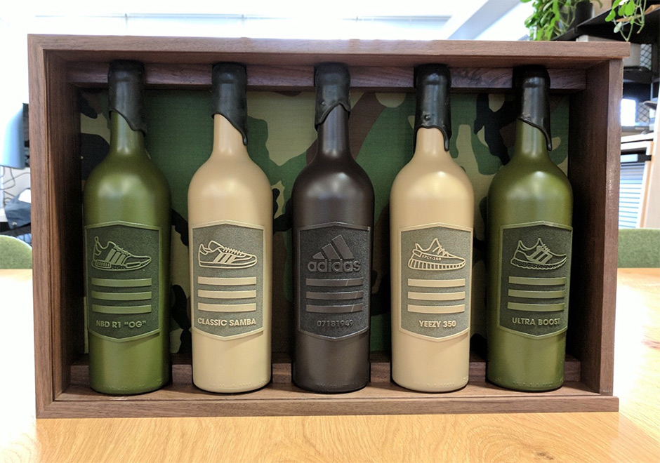 Jon Wexler Reveals Custom Camo-Print Wine Bottles Inspired By Yeezys, Ultra Boosts, And More