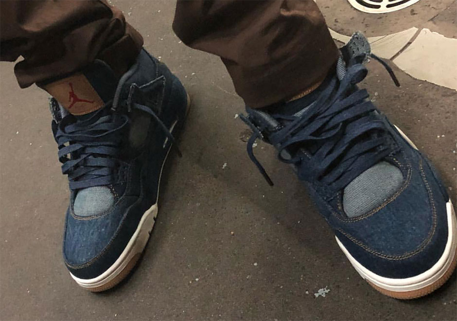 First Look At The Levi's x Air Jordan 4