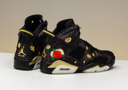Floral Themes Appear On The Air Jordan 6 Retro “Chinese New Year”