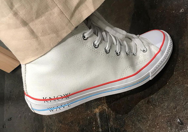 KNOW WAVE x Converse Chuck Taylor Collaboration Spotted At Art Basel 2017