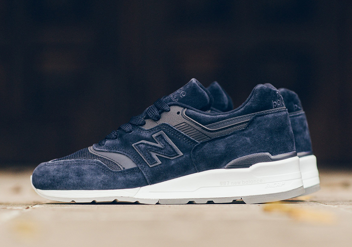 New Balance 997 Tonal Nacy Uppers Available Now 3