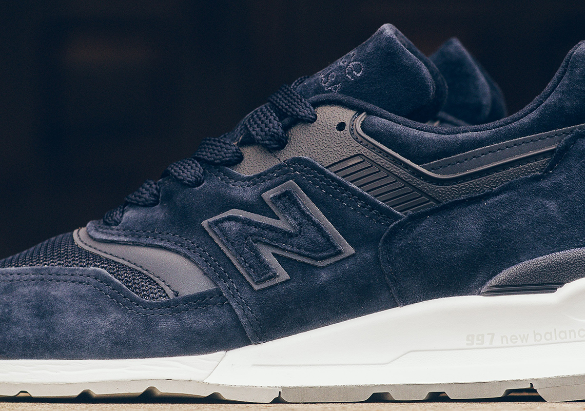 New Balance 997 Tonal Nacy Uppers Available Now 7