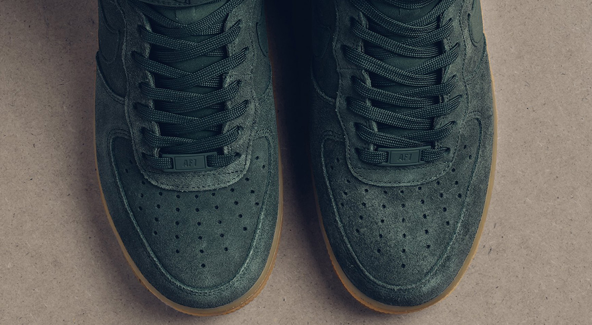 Nike Air Force 1 High "Vintage Green" With Gum Soles Hits Stores
