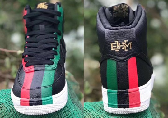 Upcoming Nike Air Force 1 High BHM Boldly Presents Pan-African Colors