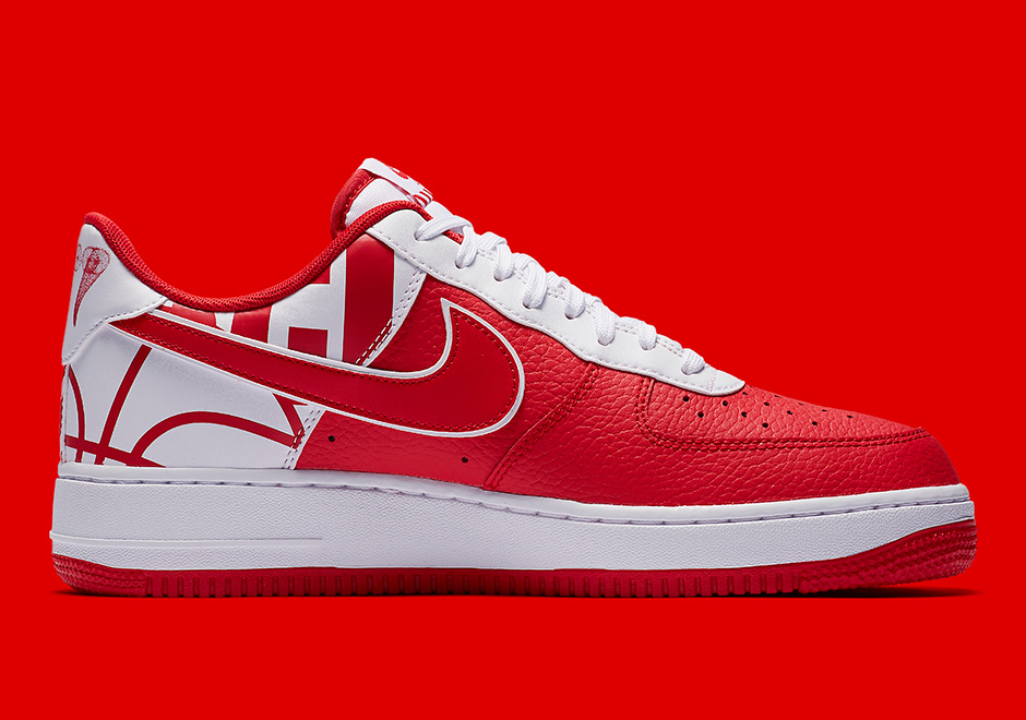 Nike Air Force 1 Low NBA University Red Men's - 823511-604 - US