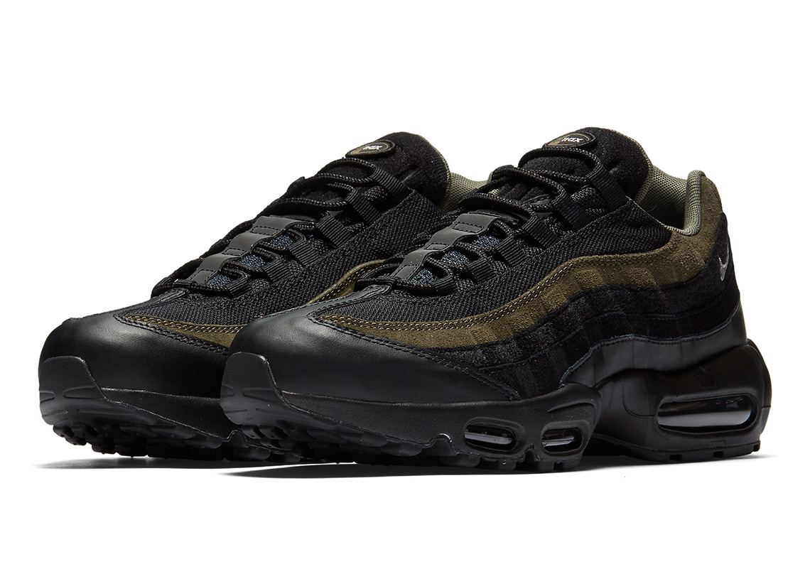 air max 95 olive green and black