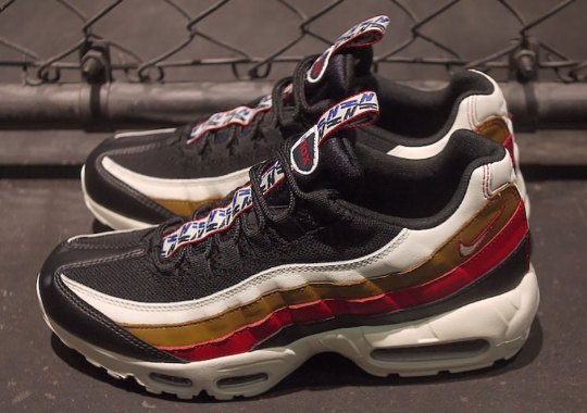 Nike Air Max 95 “Pull Tab” Features A Mix Of Navy, Red, And Brown