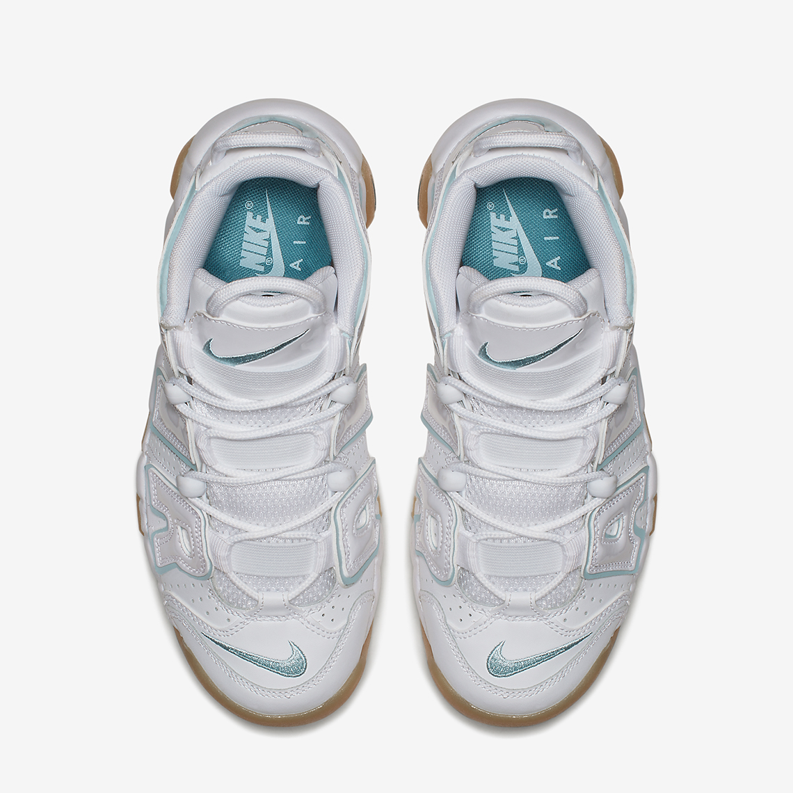 Nike Air More Uptempo Kids Aqua Borders 16