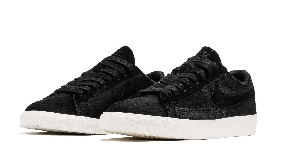 Nike’s Blazer Low LX For Women Arrives In Black Pony Hair