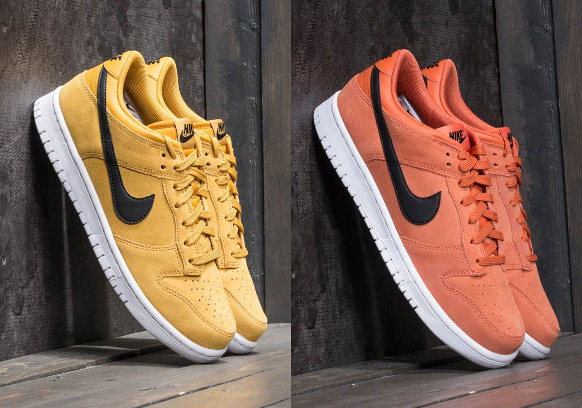 Nike Dunk Low Mineral Yellow And Terra 
