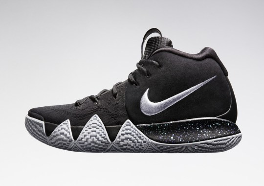 The Nike Kyrie 4 In Black/White Releases On December 20th
