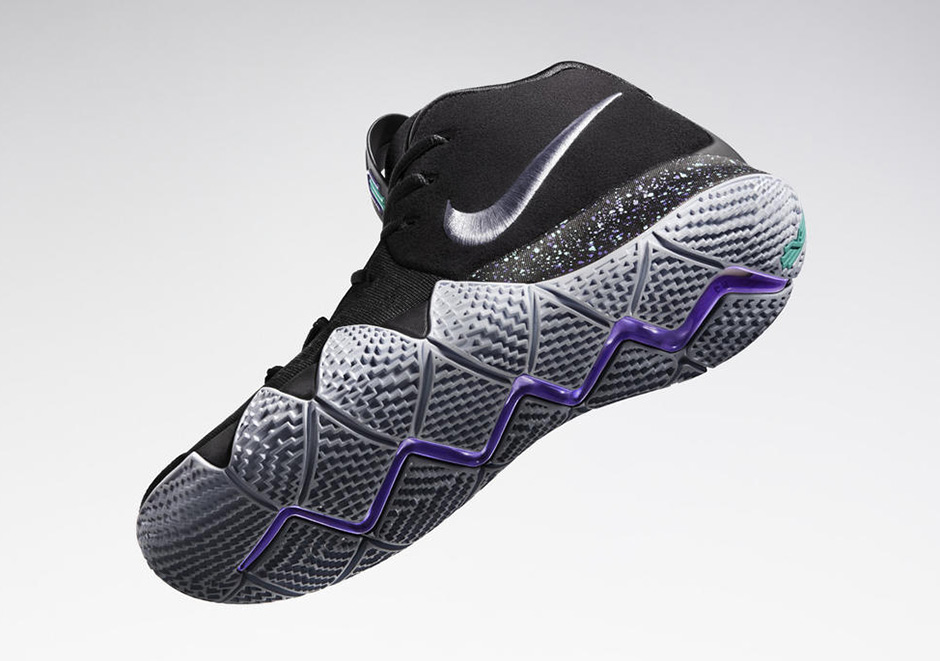 kyrie 4 purple and black