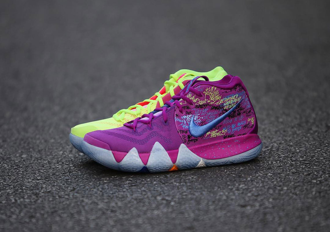 kyrie irving 4 confetti shoes for sale