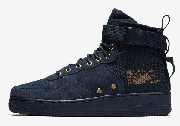 Nike SF-AF1 Mid Obsidian Suede Release Details + Photos | SneakerNews.com